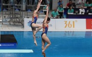 乐鱼官网-跳水世界杯总决赛女子双人3米板：陈艺文/陈佳夺冠